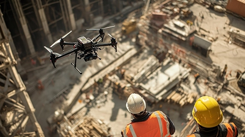 Inspeção de obras e levantamento de engenharia com drones